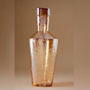 NWT Anthropologie Zaza Honey Luster Decanter